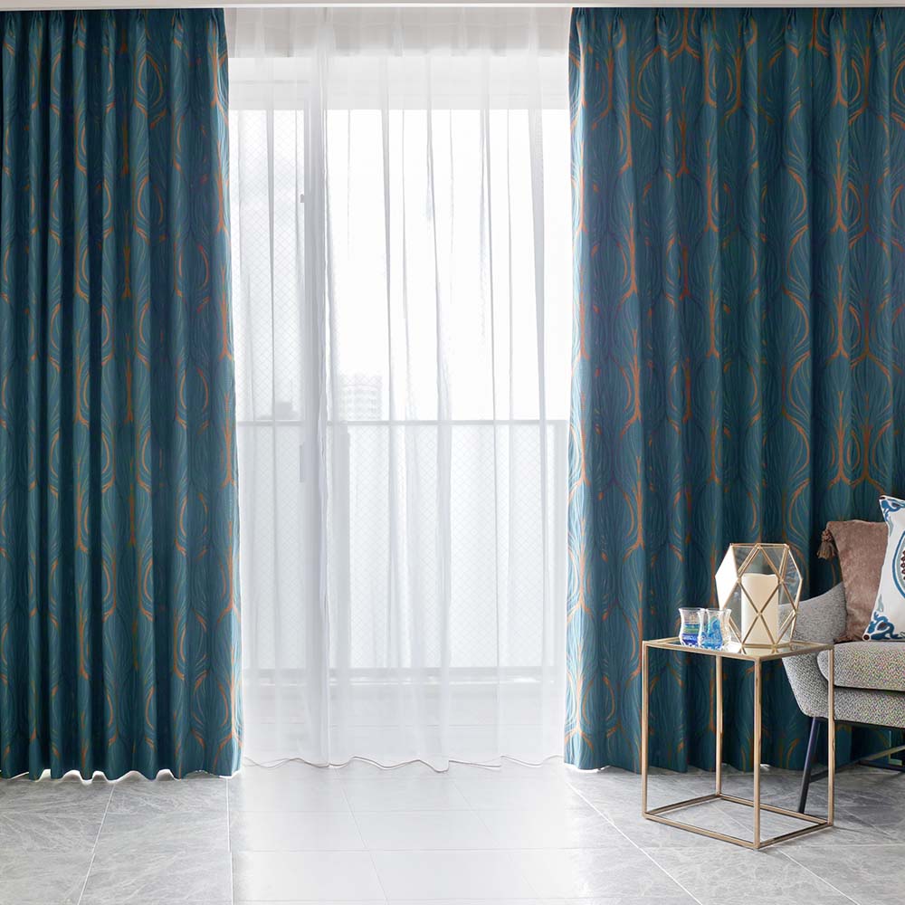 川島織物セルコン カーテン 遮光 オーダー 2級遮光 洗濯可能 防炎 遮熱