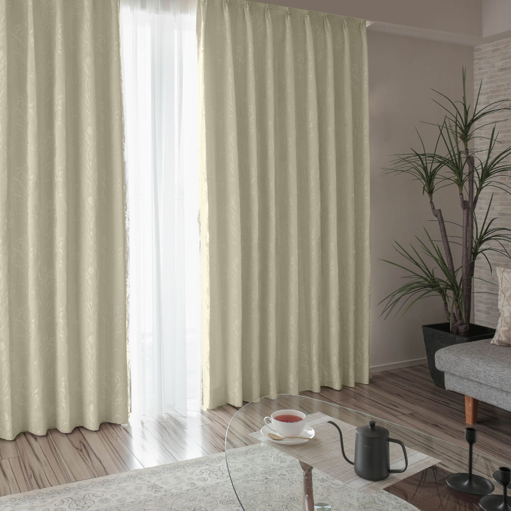 川島織物セルコン カーテン 遮光 オーダー メキシカン メキシコ刺繍を