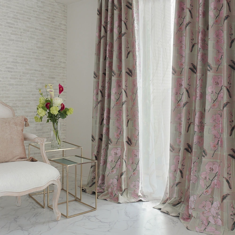 川島織物セルコン カーテン 遮光 オーダー 2級遮光 洗濯可能 防炎 遮熱