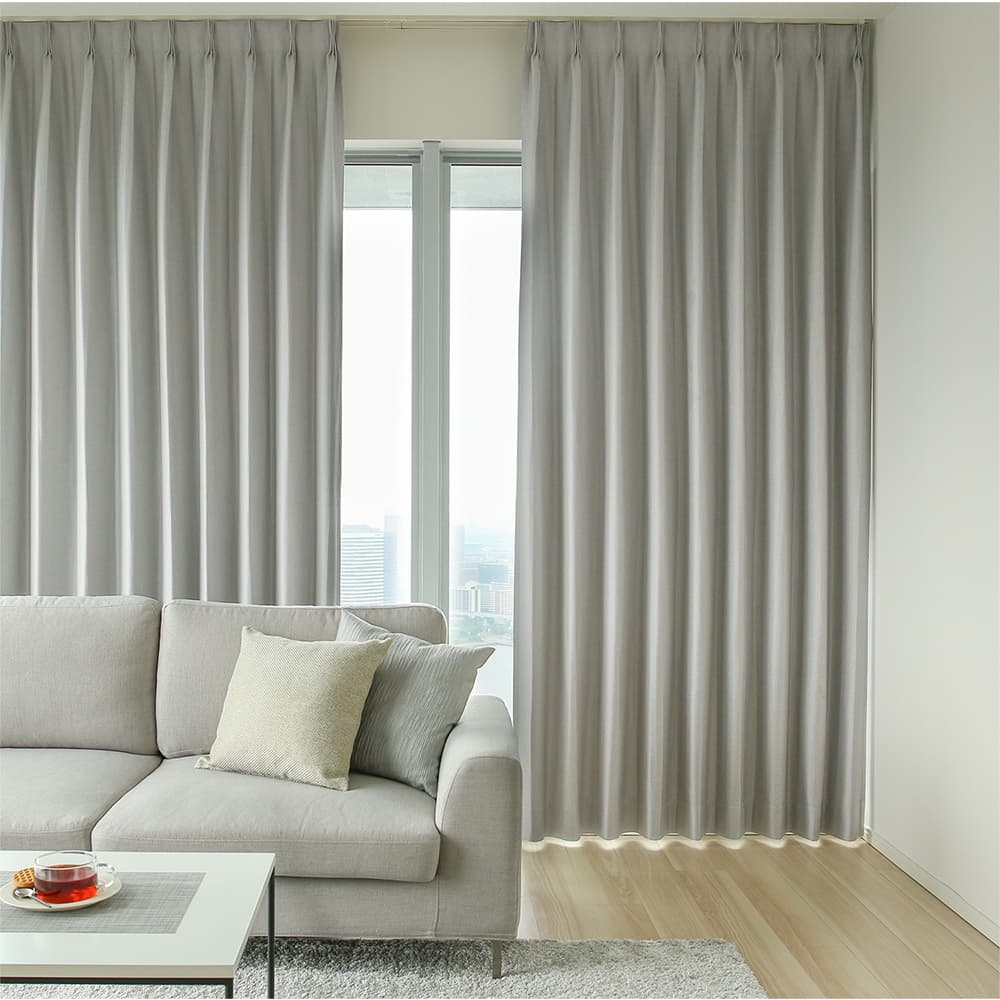 サンゲツ（SANGETSU） カーテン 遮光 オーダー 2級遮光 洗濯可能 防炎