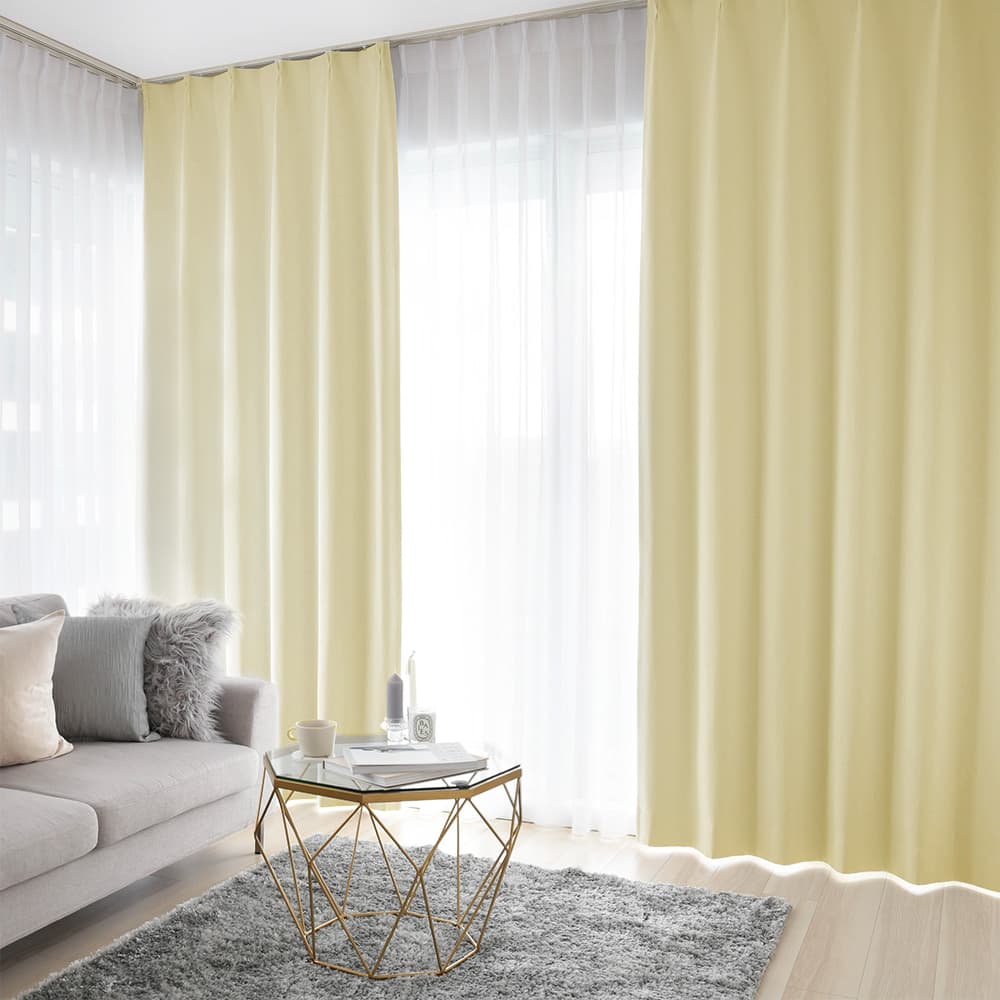 サンゲツ遮光カーテン グレーホワイト 洗練されたハイクオリティの1級