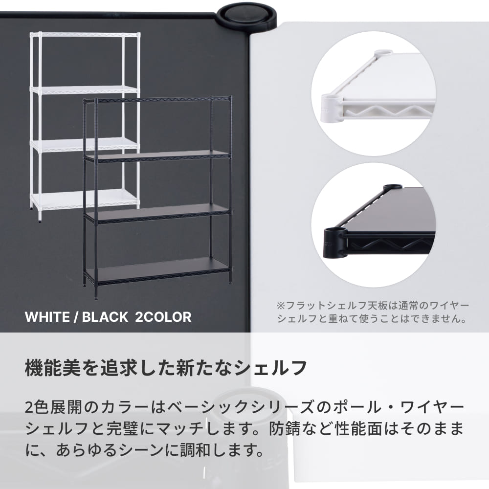 ERECTA（エレクター） ベーシックシリーズ フラットシェルフ パーツ 幅