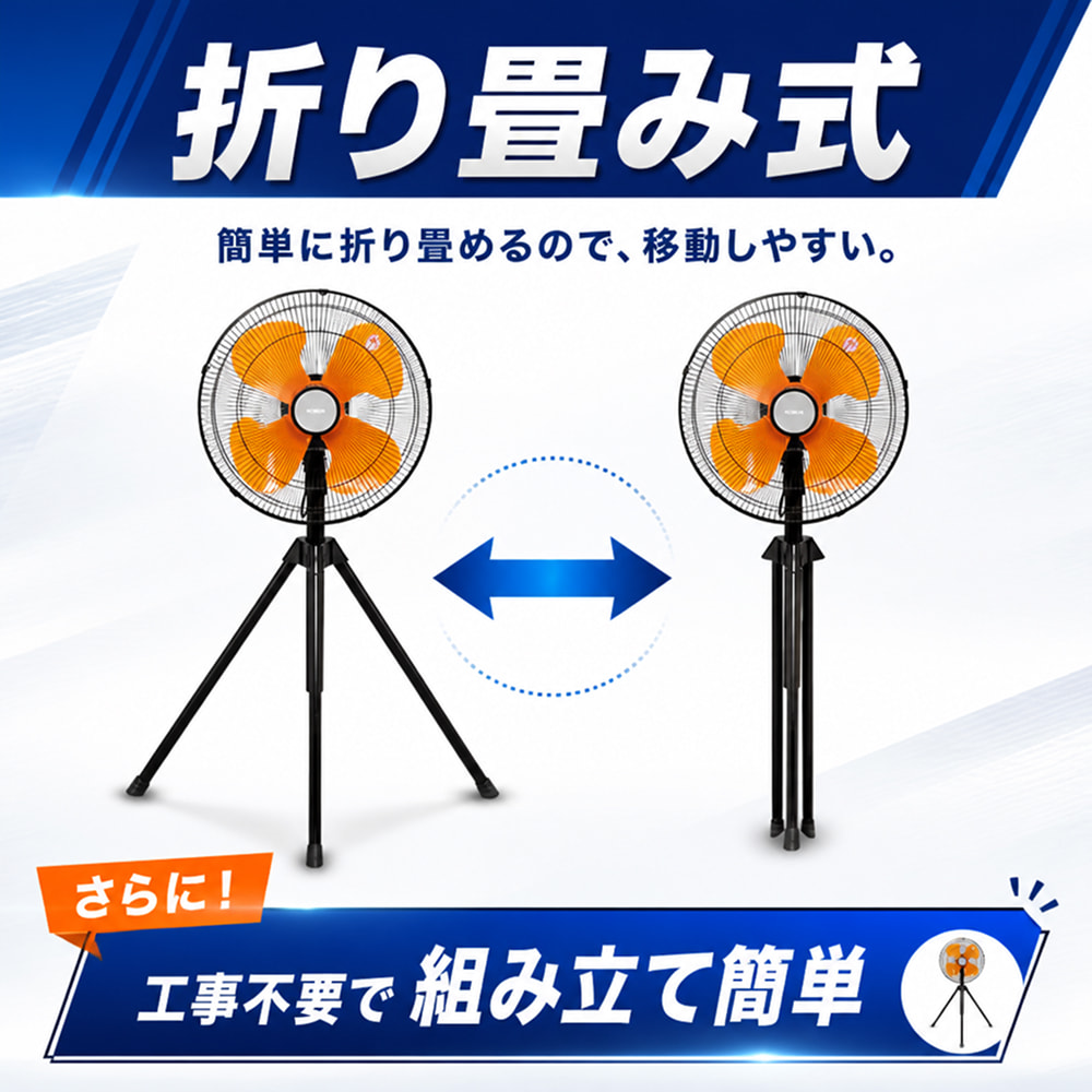 IRIS OHYAMA（アイリスオーヤマ） ※入荷待ち商品※ 工業扇風機 壁掛け型