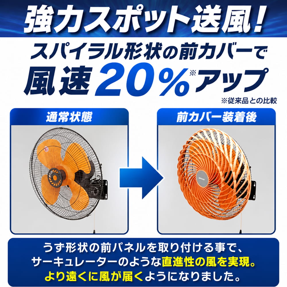 IRIS OHYAMA（アイリスオーヤマ） ※入荷待ち商品※ 工業扇風機 壁掛け型
