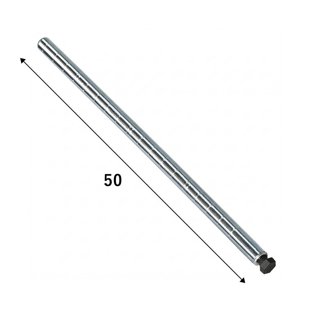 メタルラック ポール 長さ50cm ポール直径...の詳細画像1