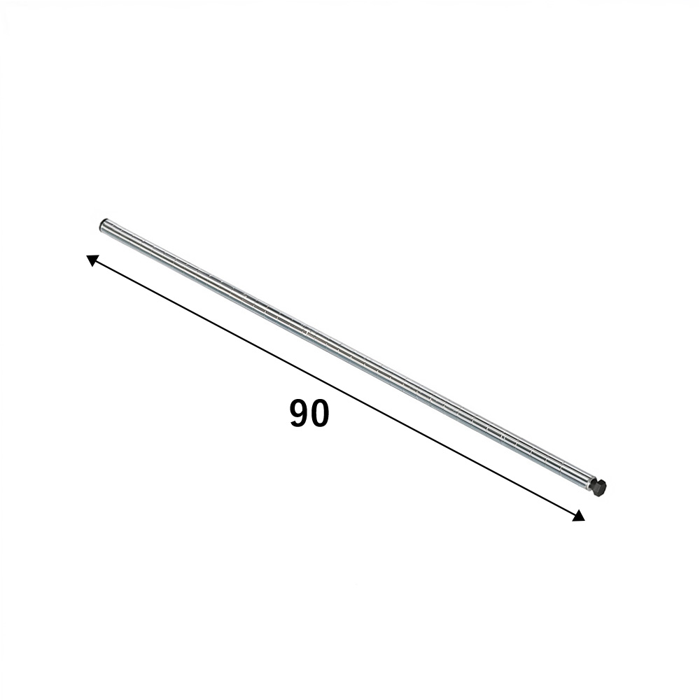 メタルラック ポール 長さ90cm ポール直径...の詳細画像1