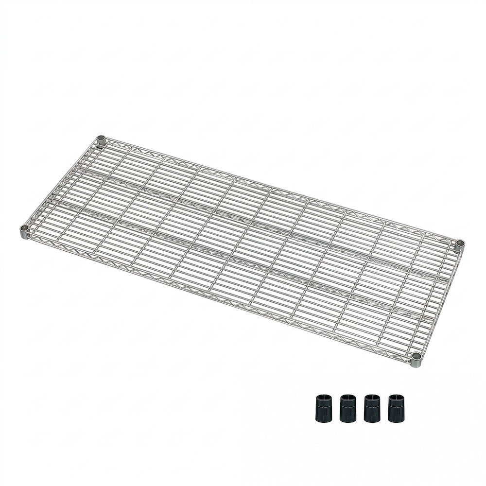 メタルラック 棚板 幅約150×奥行約61 耐荷重100kg 固定部品付き ポール直径25mm パーツ ラック 収納 カスタマイズ