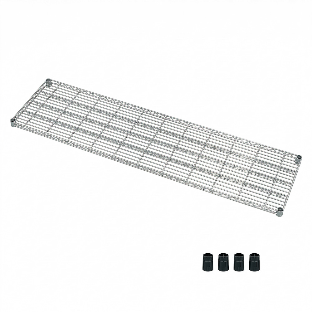 メタルラック 棚板 幅約170×奥行約46 耐荷重100kg 固定部品付き ポール直径25mm パーツ ラック 収納 カスタマイズ