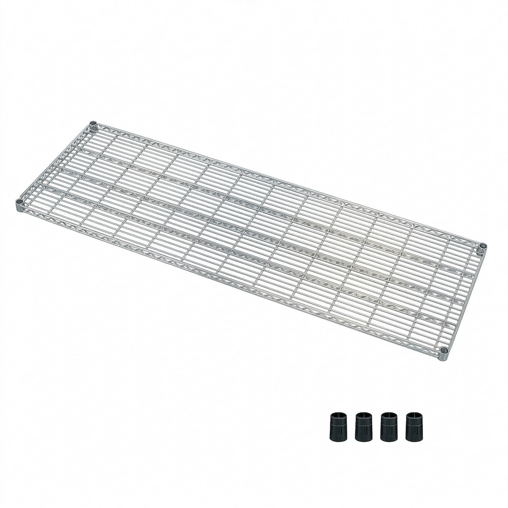 メタルラック 棚板 幅約180×奥行約61 耐荷重100kg 固定部品付き ポール直径25mm パーツ ラック 収納 カスタマイズ