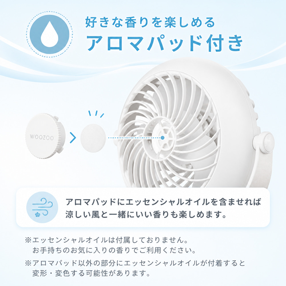ポータブルクリップ式ファン ポータブルファン ...の詳細画像5
