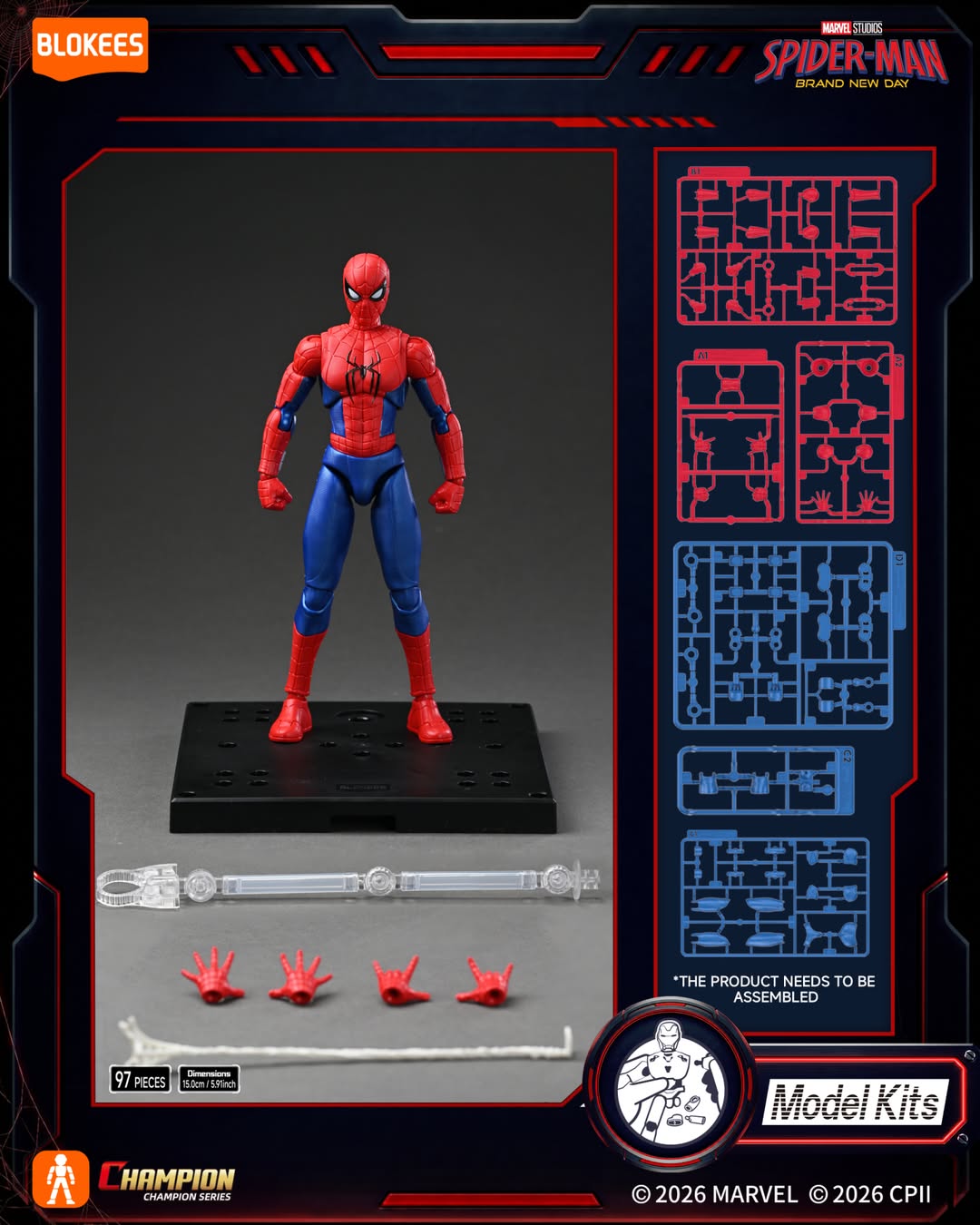 81125 Blokees ブロッキーズ マーベル スパイダーマン ブランド