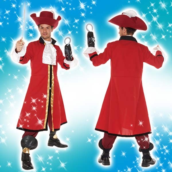 Disney（ディズニー） コスチューム 大人 男性用 キャプテンフック 