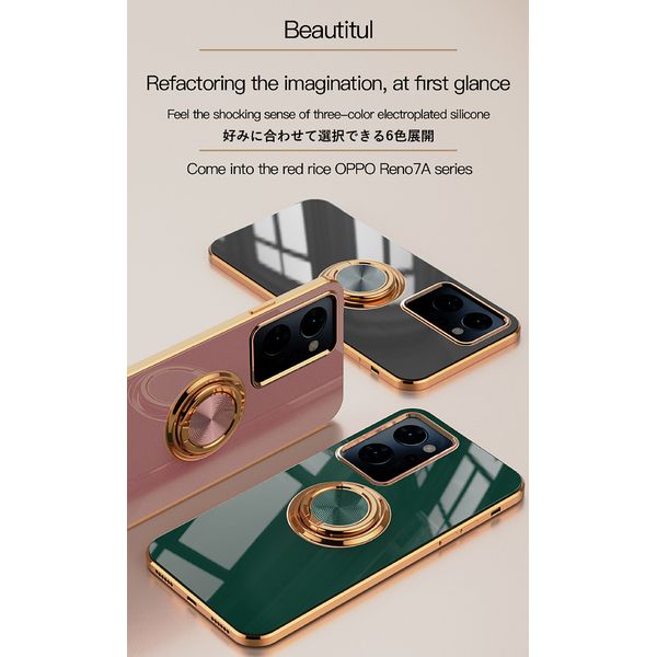 OPPO Reno9 A ケース Reno7 リノ 7a 9a スマホリング おしゃれ