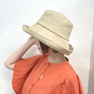 帽子 夏用 シャルマンハット コットン帽子 UV つば広帽子 紫外線対策 日焼け対策 シンプル帽子 ...