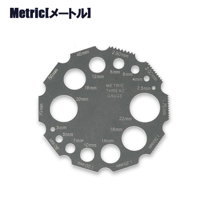 ピッチゲージ ボルトゲージ ねじゲージ セット ミリ インチ mm