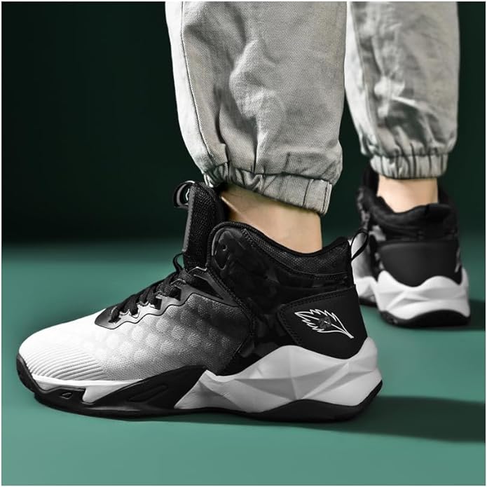 Jordan バスケットボールシューズ ハイカット 黒/グレー バスケットボールシューズ メンズ 靴 シューズ 走れるやすい