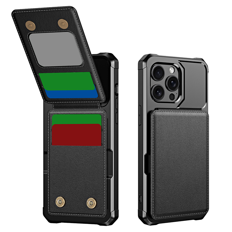 【Iphone16】十字柄 フリップ型 防衝撃 レザー製ケース　ブラック Iphone16】十字柄 フリップ型 防衝撃 レザー製ケース ブラック