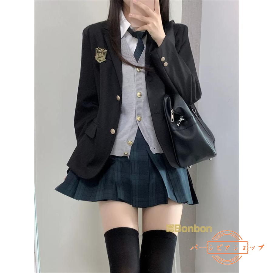 中学生制服　卒業 制服 コスプレ ブレザー 6点セット 学生服 女の子 レディース 入学式 卒業式 成人式 中学生 高校生 jk制服 女子高生 発表会 学園祭 結婚式  お受験 文化祭 コスプ : パーシビアショップ - 通販 - Yahoo!ショッピング