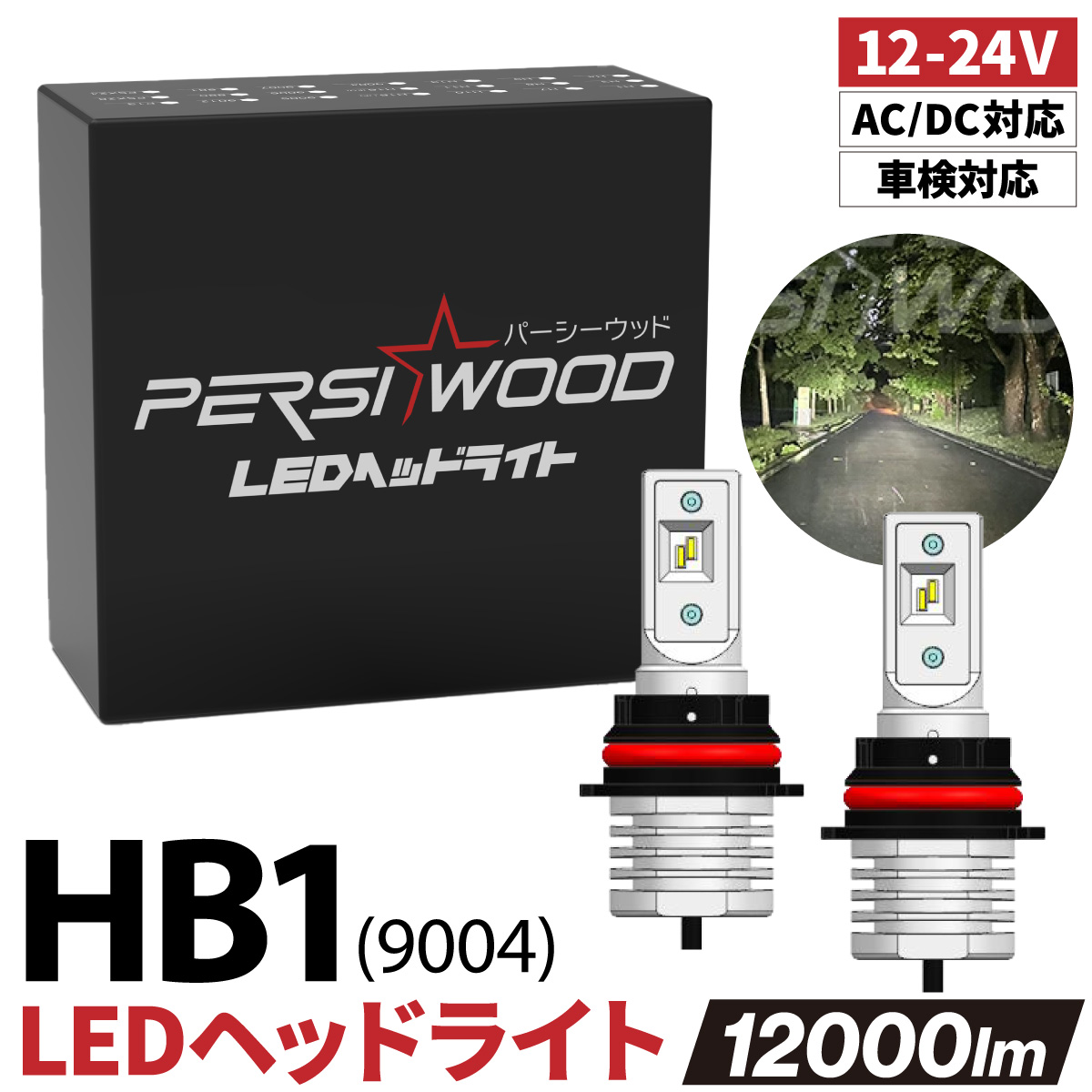 H4 LED バルブ ヘッドライト フォグランプ H13 HB1 H11B 9004 車検対応 バイク トラック DC 12V 24V AC 12000LM 2本 cn-c | PERSI WOOD | 03