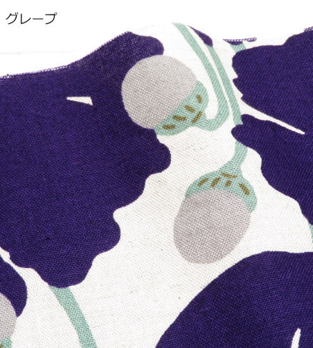 生地 花柄 う早この布 108cm巾 北欧風 綿麻キャンバス≪ケシの花≫(5963)お花のプリント 北欧 大柄 北欧テイスト 国産 コットンこばやし バッグ|エプロン |  | 03