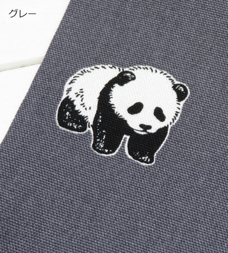 生地 パンダ柄 108cm巾 コットンオックス≪パンダファミリー≫(52108)  日本製【10cm単位】 オックス生地 布 バッグ布 ぱんだ柄 エプロン ポーチ |  | 02