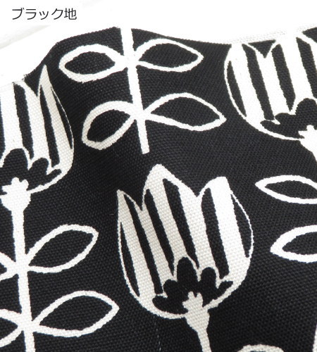 生地 花柄 108cm巾 北欧風 コットンオックス≪チューリップ≫フローラルプリント(850549) 【10cm単位】 日本製  バッグ ポーチ エプロン 布雑貨 母の日 オックス |  | 03