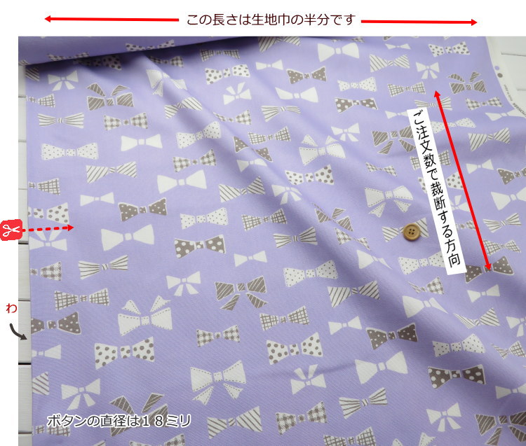入園入学 生地 108cm巾 コットンオックス≪お気に入りシリーズ