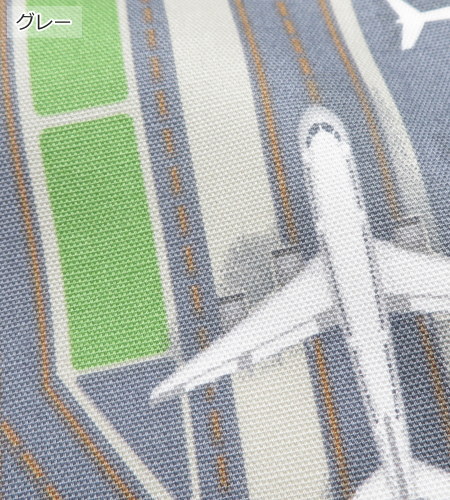 入園入学 生地 コットンオックス≪飛行機 空港≫(1000) 108cm巾 綿