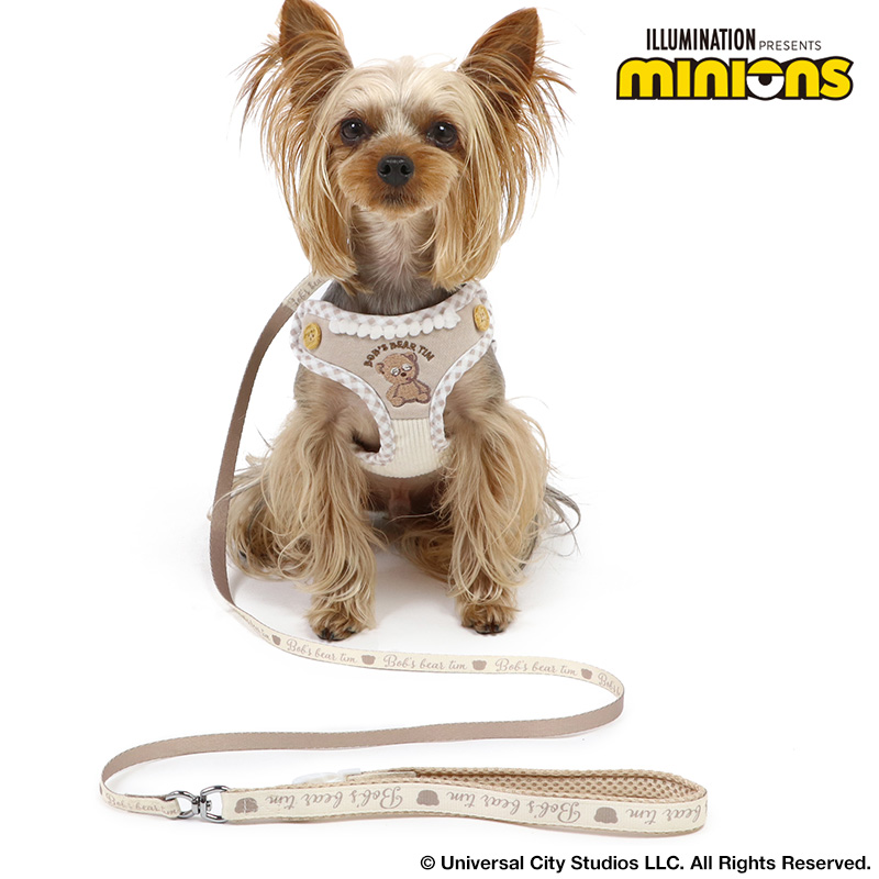 レア Jimmy Choo ドッグハーネス ジミーチュウ 犬用 ハーネス MINIONS 犬ハーネスリードミニオン〔SS〕ティムチェック柄|小型犬