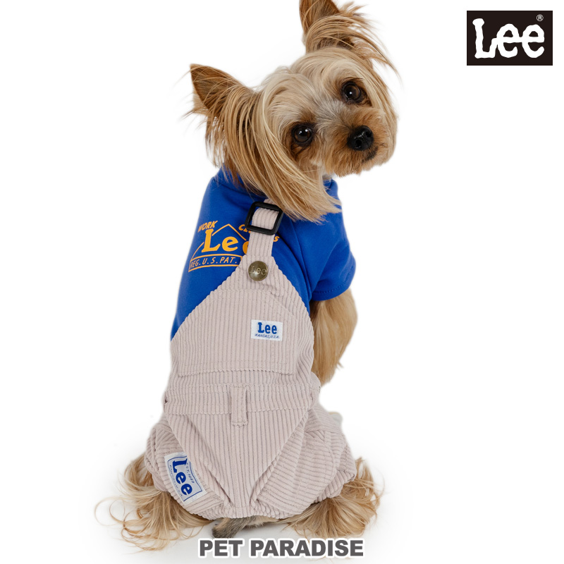 Lee ストライプデニム犬服 2着セット　サイズS 56614734_r.jpg
