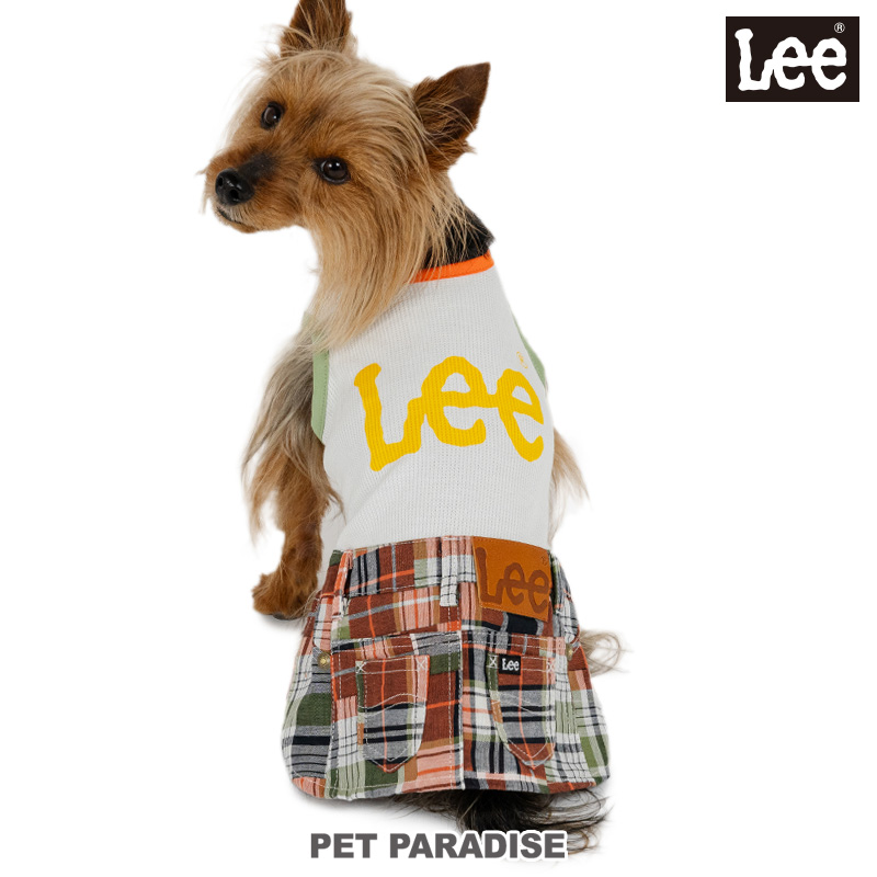 Lee Lee 犬 服 春 パッチワーク スカート つなぎ 小型犬