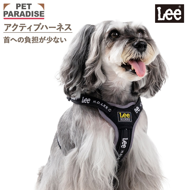 Lee（リー） P5倍 犬 ハーネス 小型犬 3S ブラック | おでかけ