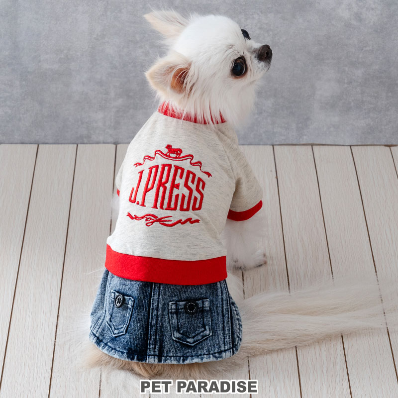 J.PRESS（J.プレス） 犬 服 春 デニム スカート つなぎ 小型犬 | 春