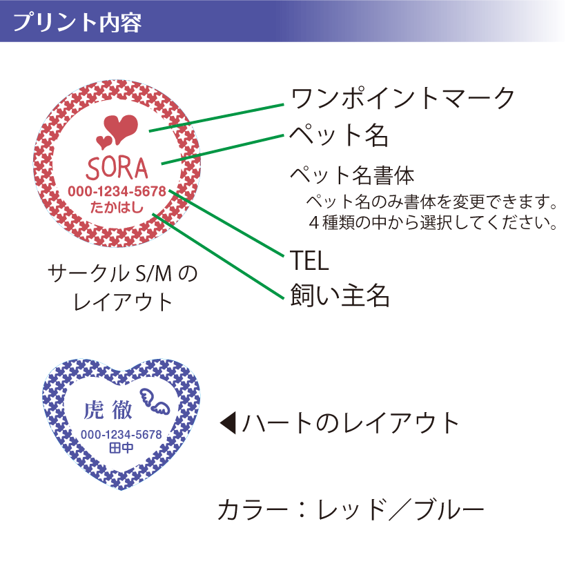 猫 迷子札 キュート ＜蓄光 ドーミング＞  光る 濡れても安心 防水仕様 滲まない！  犬 猫 ペット 名札 タグ ID Cute Pet Tag｜petgp｜10