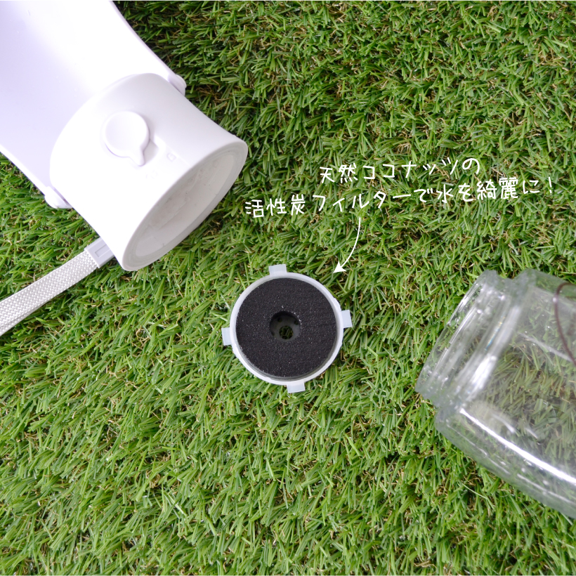 犬 ウォーターボトル 給水器 「 ひょっこり わんこ にゃんこ 」 柴犬