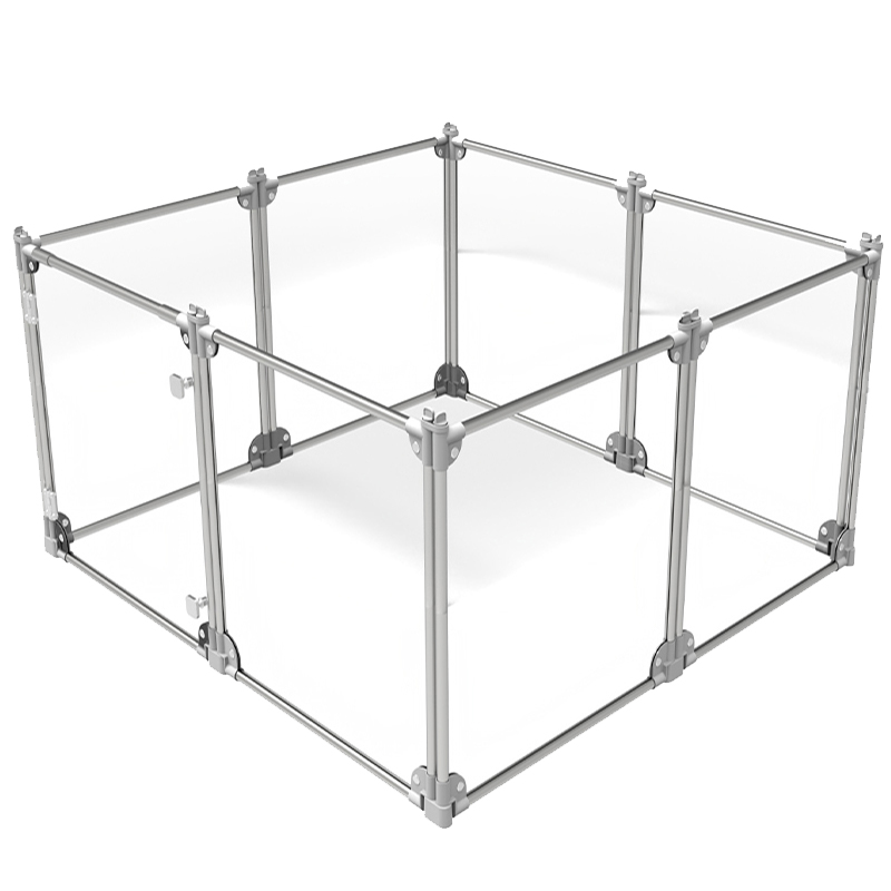 犬 サークル ケージ Petifam クリアサークル 8面パネル H90cm : ペット