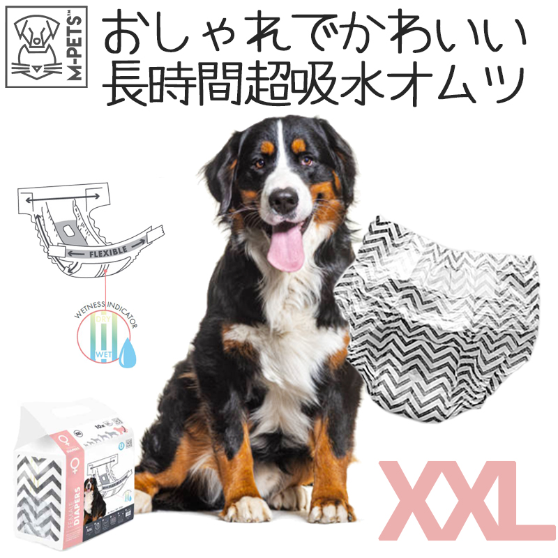 マナー 犬 おむつ オムツ XL マナーパンツ しつけ 老犬 介護 ペットおむつ M-PETS女の子用おむつ 超吸収 Petifam