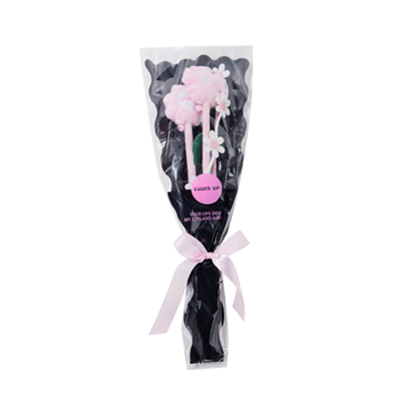 リクエスト専用　紫の花束　猫　5個セット 紫色の猫花束 | AlleyGiftワンホンブーケの動物シリーズ – AlleyGift