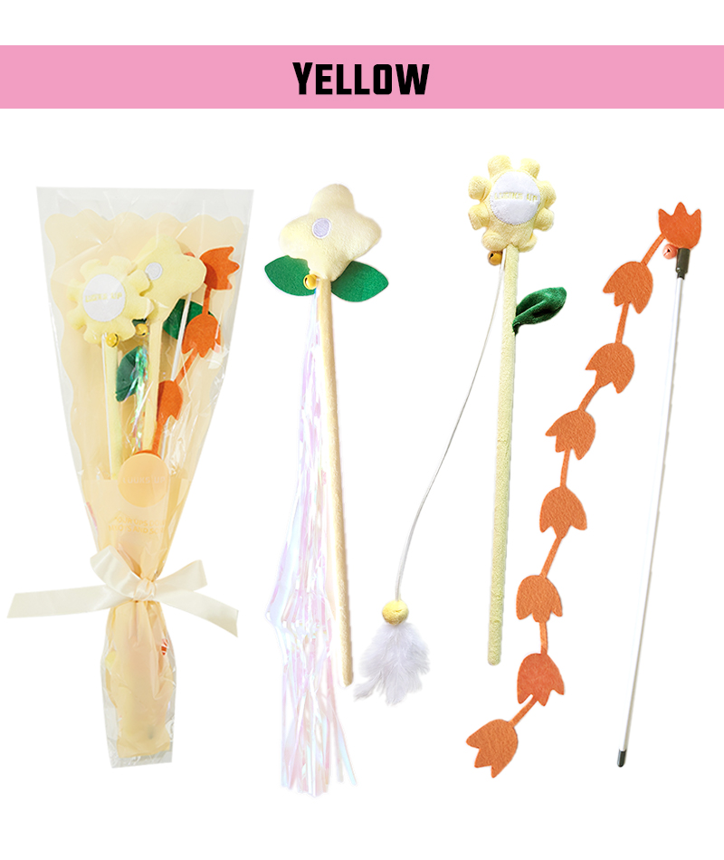 ペット用品 猫 おもちゃ 猫じゃらし 花束 ブーケ Luuks up