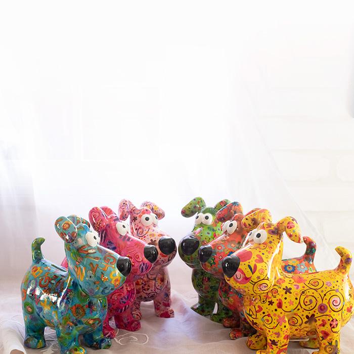 ♡*♡様 半額【超激レア】シンクビー犬の置物 貯金箱 かわいいインテリア 犬 ポンピドゥー マネーバンクヒューゴ