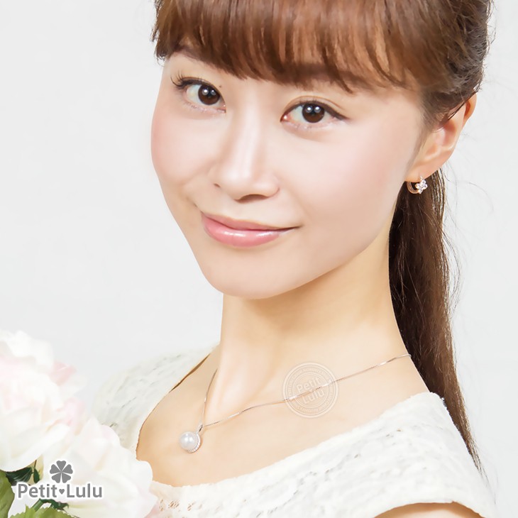 【セール】福袋のファッション通販 Lulu Petit ネックレス ダイヤCZ パールネックレス レディース アクセサリー
