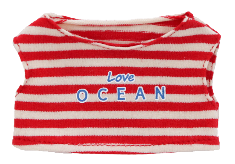 ぬいぐるみ 服 Tシャツ ボーダー LoveOCEAN テディベア 洋服 身長12cm用 4S 着せ替え ぬい ぬいばサイズ 誕生日プレゼント  プティルウ :7353:テディベアギフト専門店プティルウ - 通販 - Yahoo!ショッピング