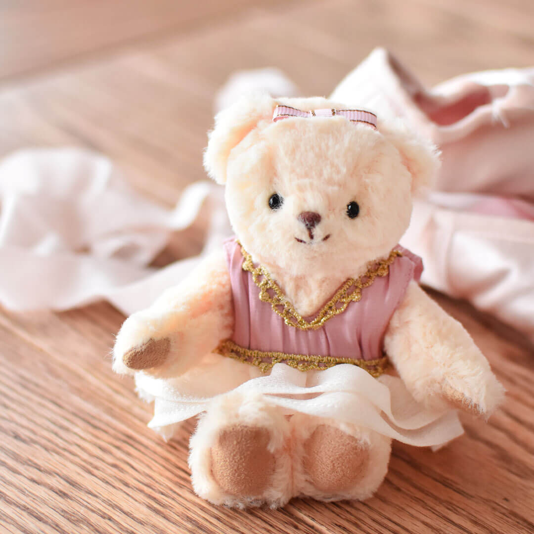 楽天市場】ぬいぐるみ くま テディベア 服 ドレス バレエ