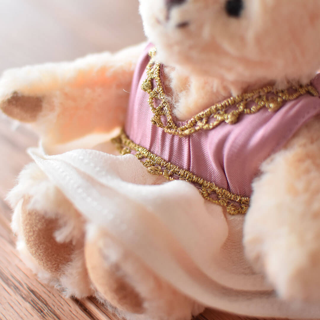楽天市場】ぬいぐるみ くま テディベア 服 ドレス バレエ