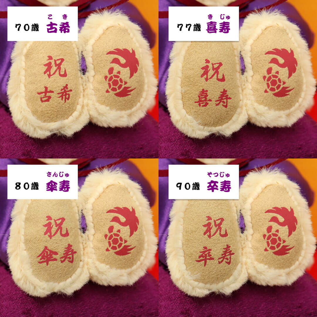 古希 喜寿 傘寿 卒寿