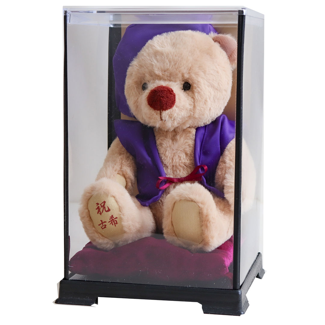 古希ベア 12cm 小 サイズ ケース フレグランスソープフラワー 楽天市場】5%OFFクーポン発行中☆《小サイズ》長寿のお祝いべア