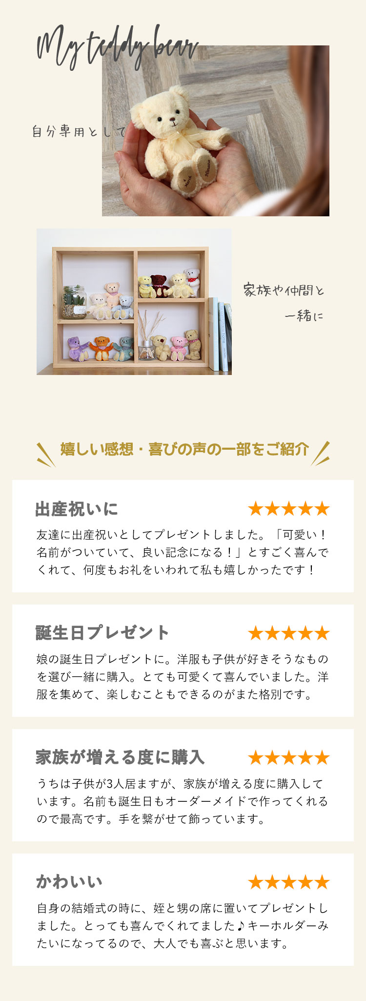 マイバースデイベア　FUU　たったひとつのオリジナル