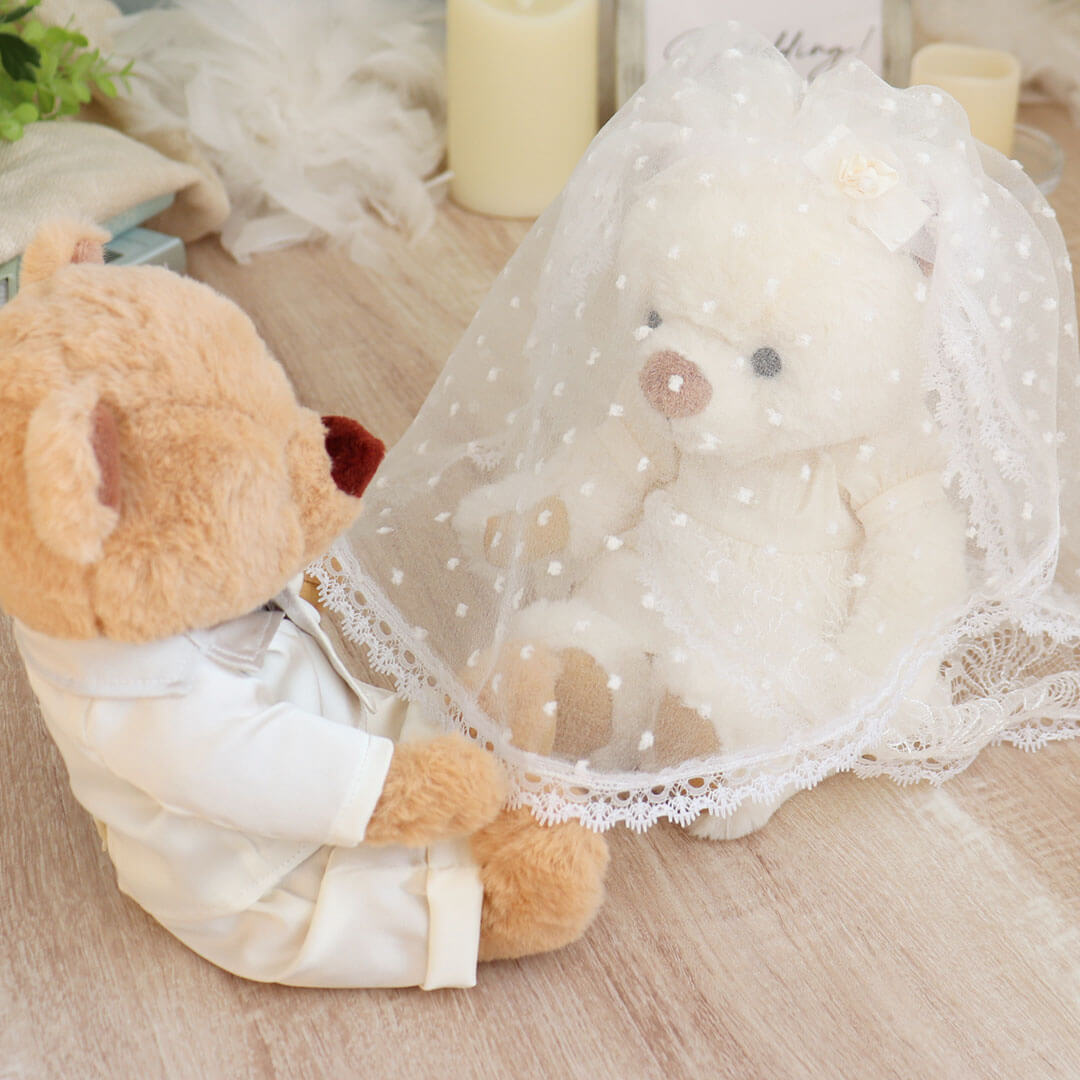 ウェディングベア　KUU＆FUU　結婚祝い