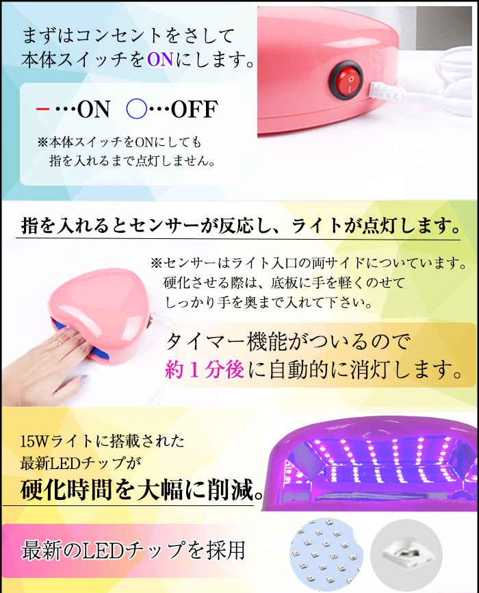 petitprice（プチプラ） 15WLEDライト [ ジェル ジェルネイル ネイル