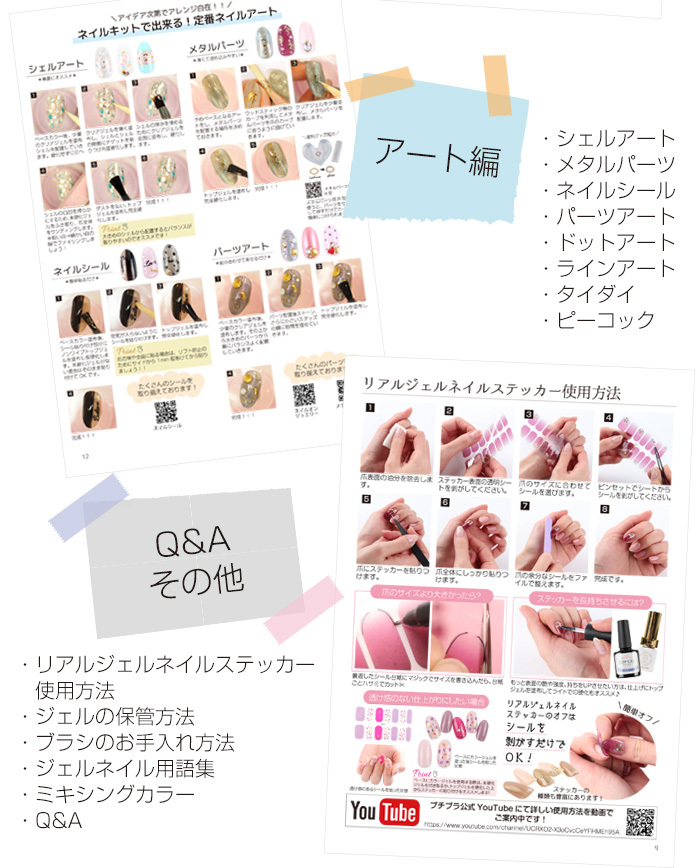 petitprice（プチプラ） ジェルネイル 説明書 ネイル説明書 ジェル